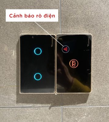 Dấu hiệu cảnh báo rò rỉ điện trên công tắc
