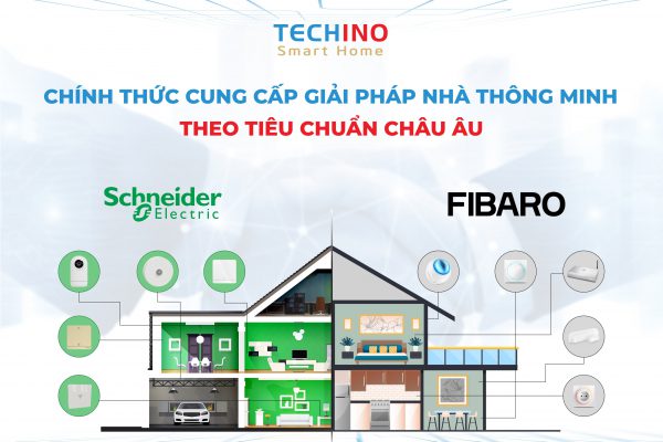 Techino SmartHome trở thành kênh phân phối chính thức của Fibaro và Schneider tại Việt Nam