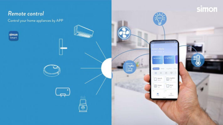Điều khiển thiết bị Simon Smart trên ứng dụng