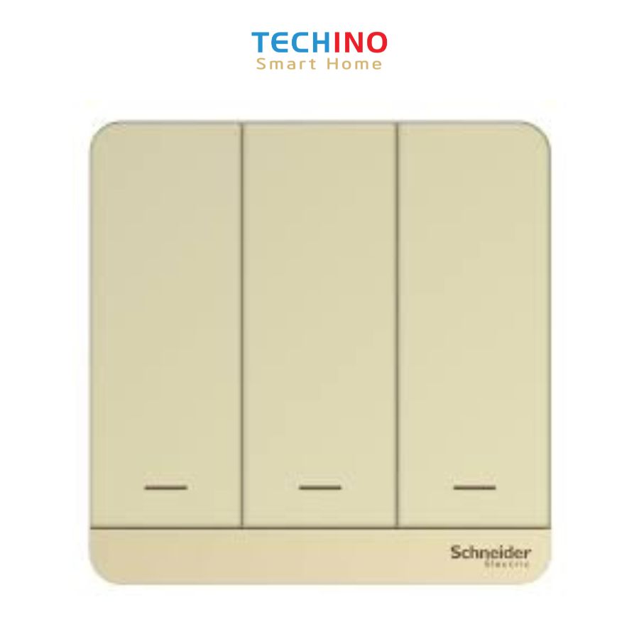 1 Công tắc zigbee màu vàng Schneider