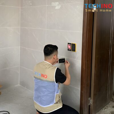 KTV Techino SmartHome lắp đặt công tắc thông minh tại công tình Hương Sơn 