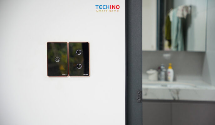 Công tắc 2 nút và công tắc công suất lớn trong hệ thống giải pháp nhà thông minh Hafele
