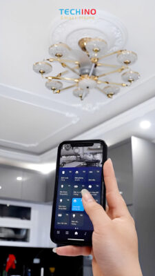 Điều khiển thiết bị thông qua ứng dụng trên điện thoại