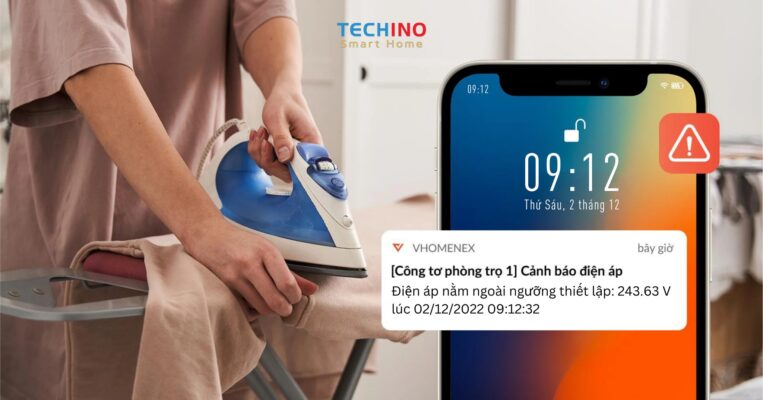 Bộ giám sát tiêu thụ điện năng gửi thông báo vè lượng điện tiêu thụ về ứng dụng Bộ giám sát tiêu thụ điện năng gửi thông báo vè lượng điện tiêu thụ về ứng dụng