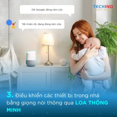 Điều khiển các thiết bị trong nhà bằng giọng nói thông qua LOA THÔNG MINH