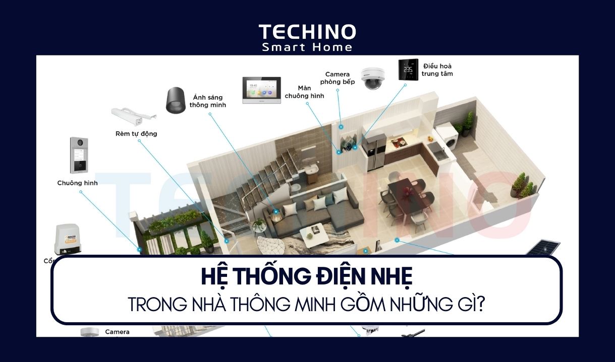HỆ THỐNG ĐIỆN NHẸ TRONG NHÀ THÔNG MINH GỒM NHỮNG GÌ?