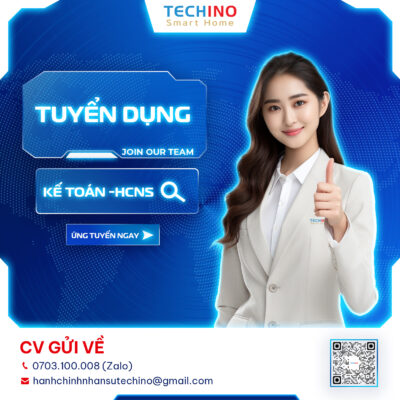 Techino tuyển dụng Kế toán - HCNS Quảng Bình