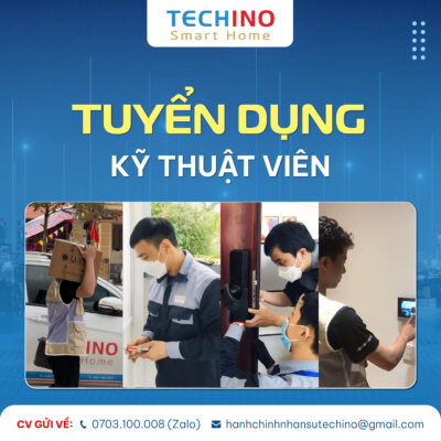 Techino tuyển dụng Kỹ thuật viên tại Hà Nội, Nghệ An, Hà Tĩnh