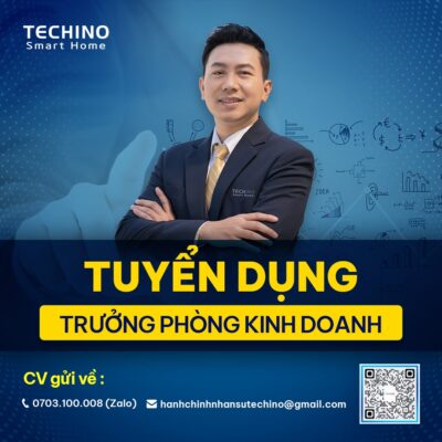 Techino tuyển dụng trưởng phòng Kinh doanh Hà Nội