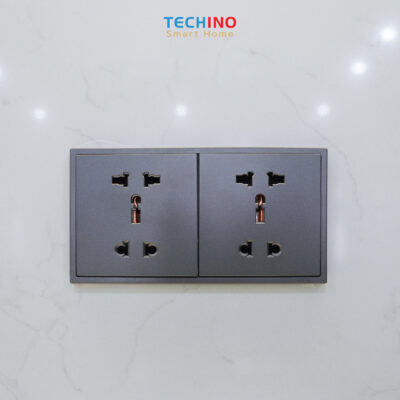 Ổ cắm Simon được lắp đặt để đồng bộ với hệ thống thông minh trong nhà
